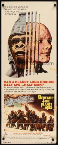 5z451 BENEATH THE PLANET OF THE APES insert '70 can a planet long endure half ape, half man?