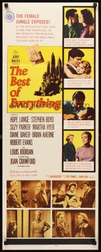 5z453 BEST OF EVERYTHING insert '59 Hope Lange, Stephen Boyd, nakedly exposes the female jungle!