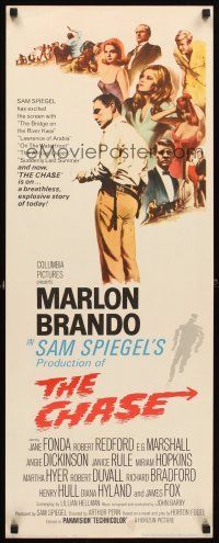 5z484 CHASE insert '66 Marlon Brando, Jane Fonda, Robert Redford, directed by Arthur Penn