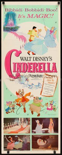 5z487 CINDERELLA insert R65 Walt Disney classic romantic musical fantasy cartoon!