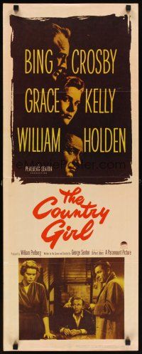 5z495 COUNTRY GIRL insert '54 Grace Kelly, Bing Crosby, William Holden, by Clifford Odets!