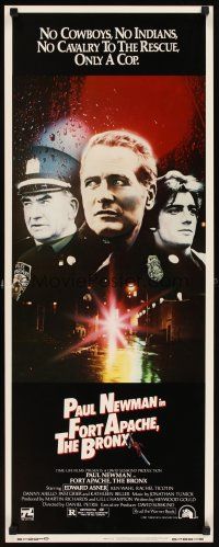 5z528 FORT APACHE THE BRONX insert '81 Paul Newman, Edward Asner & Ken Wahl as New York City cops!