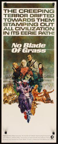 5z622 NO BLADE OF GRASS int'l insert '71 terror drifted towards them stamping out civilization!