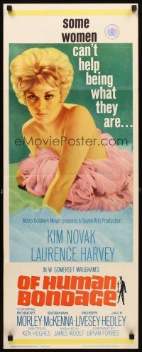 5z626 OF HUMAN BONDAGE insert '64 super sexy Kim Novak can't help being what she is!