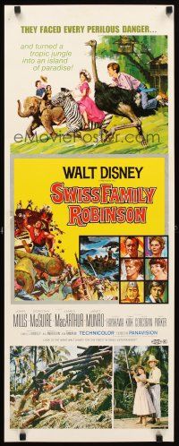 5z739 SWISS FAMILY ROBINSON insert R75 John Mills, Walt Disney family fantasy classic!