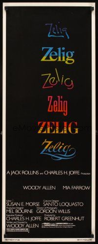 5z804 ZELIG insert '83 Mia Farrow, John Buckwalter, wacky Woody Allen directed fake mockumentary!