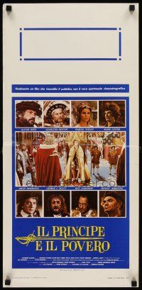 5z316 CROSSED SWORDS Italian locandina '77 Prince & the Pauper with sexy Raquel Welch added!