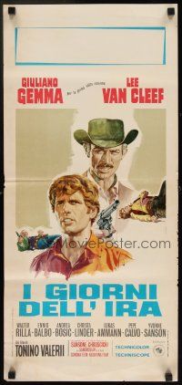 5z318 DAY OF ANGER Italian locandina '67 I Giorni Dell'ira, different Casaro art of Lee Van Cleef!