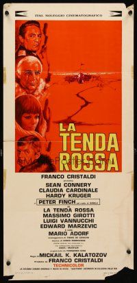 5z385 RED TENT Italian locandina '71 Sean Connery, Claudia Cardinale, Hardy Kruger, Peter Finch