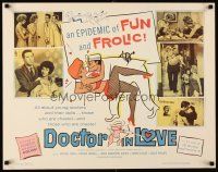 6a330 DOCTOR IN LOVE 1/2sh '61 an epidemic of fun & frolic 11 out of 10 doctors recommend!