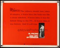 6a331 DOG DAY AFTERNOON 1/2sh '75 Al Pacino, Sidney Lumet bank robbery crime classic!