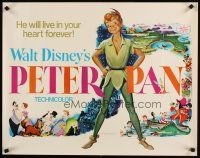 6a501 PETER PAN 1/2sh R76 Walt Disney animated cartoon fantasy classic, great full-length art!