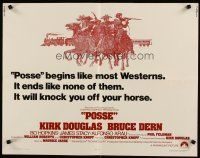 6a507 POSSE int'l 1/2sh '75 Kirk Douglas, it begins like most westerns but ends like none of them!