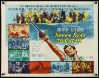 6a550 SEVEN SEAS TO CALAIS 1/2sh '62 pirate Rod Taylor sweeps across the seven seas!