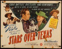 6a579 STARS OVER TEXAS 1/2sh '46 singing cowboy Eddie Dean, music soars over the range!