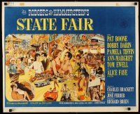 6a580 STATE FAIR 1/2sh '62 Pat Boone, Ann-Margret, Rodgers & Hammerstein musical!