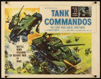 6a600 TANK COMMANDOS 1/2sh '59 AIP, cool artwork of WWII tanks in battle!