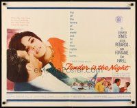 6a606 TENDER IS THE NIGHT 1/2sh '61 romantic close up of Jennifer Jones & Jason Robards Jr.!