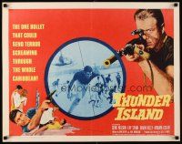 6a613 THUNDER ISLAND 1/2sh '63 written by Jack Nicholson, cool sniper with rifle image!
