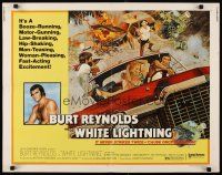 6a656 WHITE LIGHTNING yellow style 1/2sh '73 art of moonshine bootlegger Burt Reynolds by Jung!