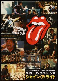 6a187 SHINE A LIGHT Japanese '08 Martin Scorcese's Rolling Stones documentary, concert images!
