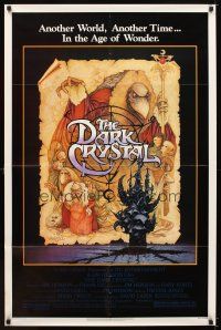 6c258 DARK CRYSTAL 1sh '82 Jim Henson & Frank Oz, Richard Amsel fantasy art!