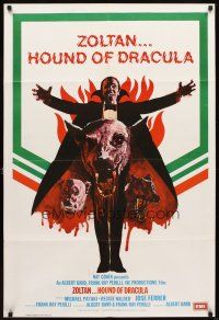 6c304 DRACULA'S DOG English 1sh '78 Albert Band, wild artwork of the Count and his vampire canine!
