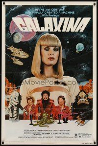 6c406 GALAXINA style B 1sh '80 Dorothy Stratten is a man-made machine with feelings!
