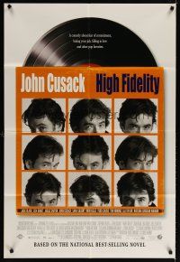 6c483 HIGH FIDELITY DS 1sh '00 John Cusack, great record album & sleeve design!
