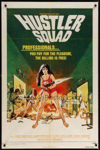 6c507 HUSTLER SQUAD 1sh '76 sexiest killer babes, you pay for the pleasure, the killing is free!