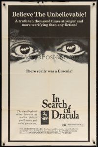 6c517 IN SEARCH OF DRACULA 1sh '75 cool vampire documentary, he really existed!