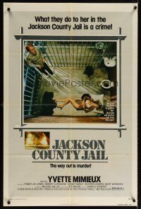 6c528 JACKSON COUNTY JAIL 1sh '76 what they did to Yvette Mimieux in jail is a crime!