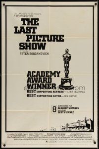 6c572 LAST PICTURE SHOW awards 1sh '71 Peter Bogdanovich, Jeff Bridges, Ellen Burstyn, Tim Bottoms