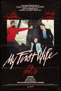 6c646 MY FIRST WIFE 1sh '84 John Hargreaves & Wendy Hughes in Australian romance!