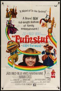 6c728 PUFNSTUF 1sh '70 Sid & Marty Krofft musical, wacky images of characters!
