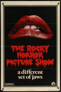6c759 ROCKY HORROR PICTURE SHOW style A 1sh '75 classic image, a different set of jaws!