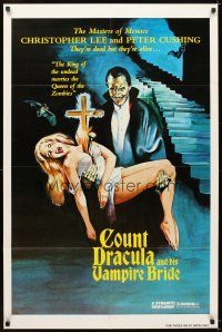 6c778 SATANIC RITES OF DRACULA 1sh 1978 great artwork of Count Dracula & his Vampire Bride!