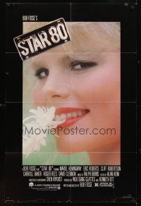 6c841 STAR 80 1sh '83 super close up of sexy Mariel Hemingway as Dorothy Stratten, Bob Fosse!