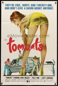 6c920 TOMCATS 1sh '77 classic super sexy artwork, don't give a damn about anyone!