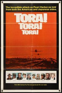6c924 TORA TORA TORA int'l style B 1sh '70 the re-creation of the incredible attack on Pearl Harbor!