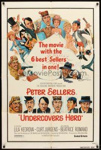 6c939 UNDERCOVERS HERO 1sh '75 Peter Sellers & the most WANTED women in France!