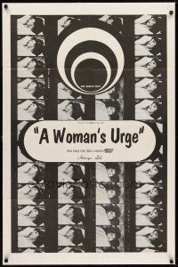 6c983 WOMAN'S URGE 1sh '65 Maud Fergusson, how many men does she need?