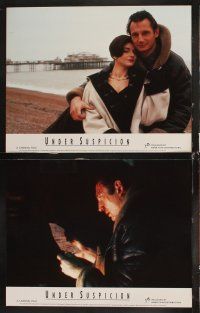 6d763 UNDER SUSPICION 8 English LCs '92 Liam Neeson gets away with murder, sexy Laura San Giacomo