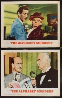6d075 ALPHABET MURDERS 8 LCs '66 Tony Randall, it's no mystery why sexy Anita Ekberg is murder!