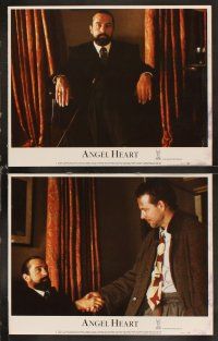 6d083 ANGEL HEART 8 LCs '87 Robert DeNiro, Mickey Rourke, directed by Alan Parker!