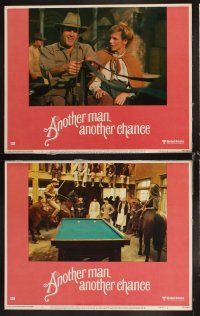 6d086 ANOTHER MAN ANOTHER CHANCE 8 LCs '77 Claude Lelouch, James Caan, Genevieve Bujold!