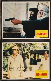 6d093 ASHANTI 8 LCs '79 Michael Caine, Peter Ustinov, directed by Richard Fleischer!