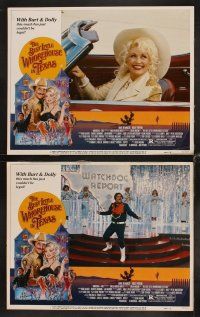 6d818 BEST LITTLE WHOREHOUSE IN TEXAS 7 LCs '82 Burt Reynolds, Dolly Parton, Dom DeLuise!