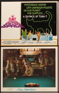 6d026 CAT FROM OUTER SPACE 9 LCs '78 Disney, Ken Barry, Sandy Duncan, feline alien sci-fi!
