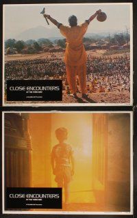 6d199 CLOSE ENCOUNTERS OF THE THIRD KIND 8 LCs '77 Steven Spielberg, Dreyfuss, FrancoisTruffaut!